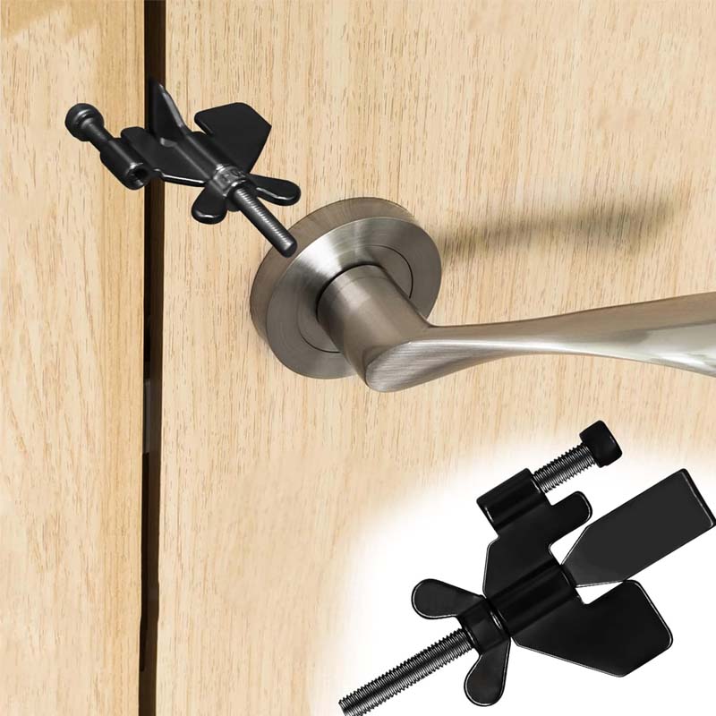 Heavy Duty Portable Door Lock Adjustable Security for Home Dorm and Hotel