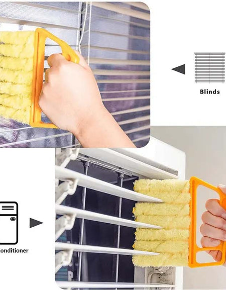 Portable Microfiber Window Cleaning Brush with Handle-Zy Fulfill