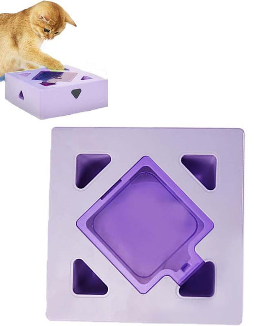 Load image into Gallery viewer, Interactive Cat Teaser Toy Purple
