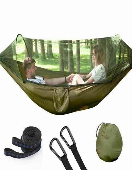 Load image into Gallery viewer, Relaxation and Protection: Hammock with Mosquito Net for Serene Outdoor Enjoyment Zydropshipping
