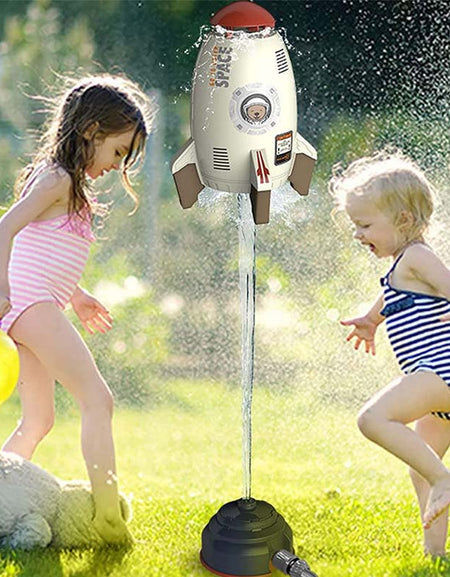 Rocket Launcher Water Sprinkler Toy Fun Outdoor Summer Gadget for Kids-Zy Fulfill