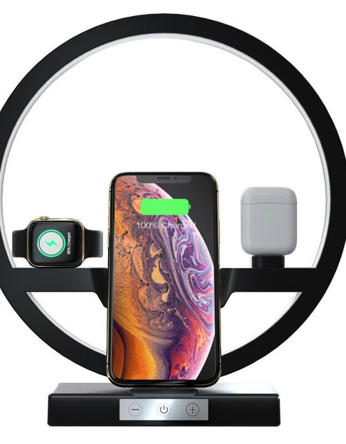 Load image into Gallery viewer, 3-in-1 Wireless Charger Dock with LED Lamp Zydropshipping
