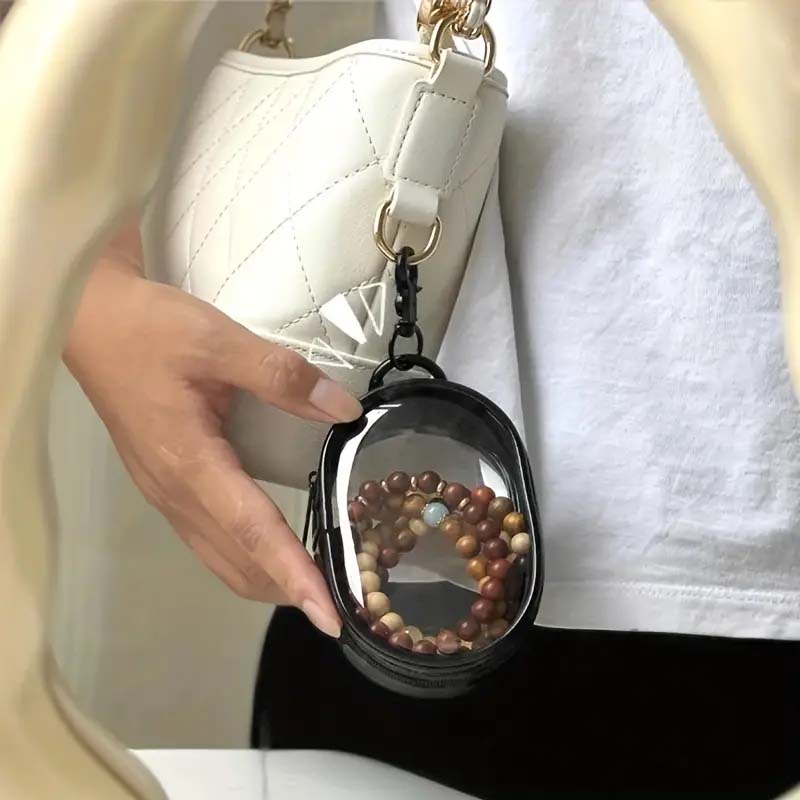Mini Portable Transparent Cable Organizer Box