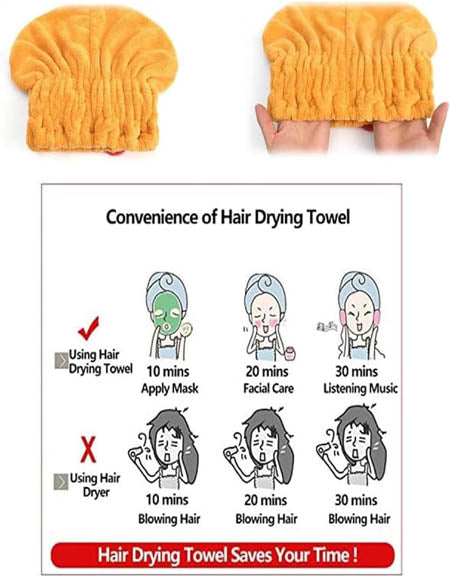 Load image into Gallery viewer, Ultra-Absorbent Hair Towel: Quick-Dry Comfort for Effortless Hair Care Zydropshipping
