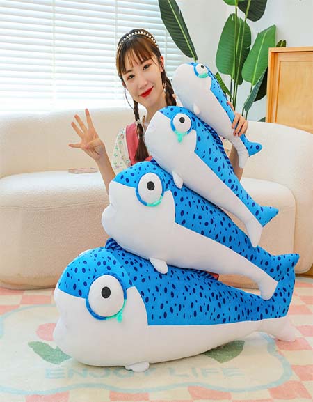 Load image into Gallery viewer, Under the Sea Comfort: CozyFish Plush Pillow - Perfect for Relaxation and Play Zydropshipping
