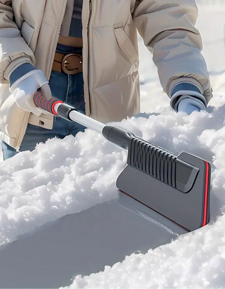 Telescopic Car Snow Shovel - Durable, Detachable & Easy for Winter Cleanup-Zy Fulfill