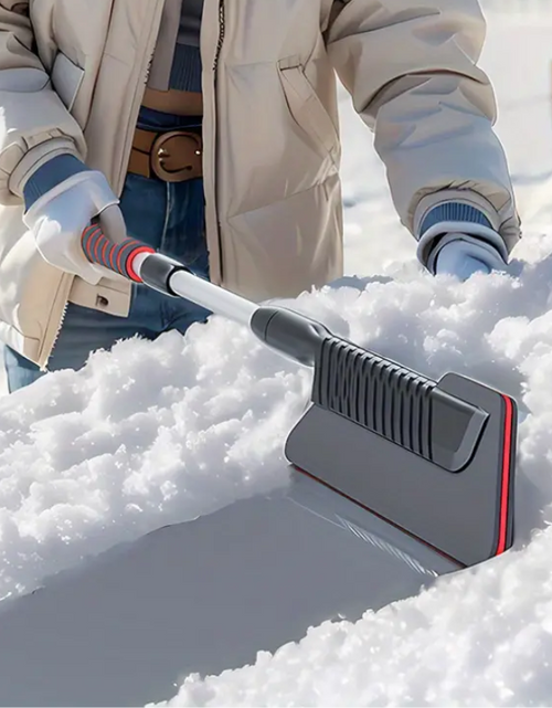 Load image into Gallery viewer, Telescopic Car Snow Shovel - Durable, Detachable &amp; Easy for Winter Cleanup
