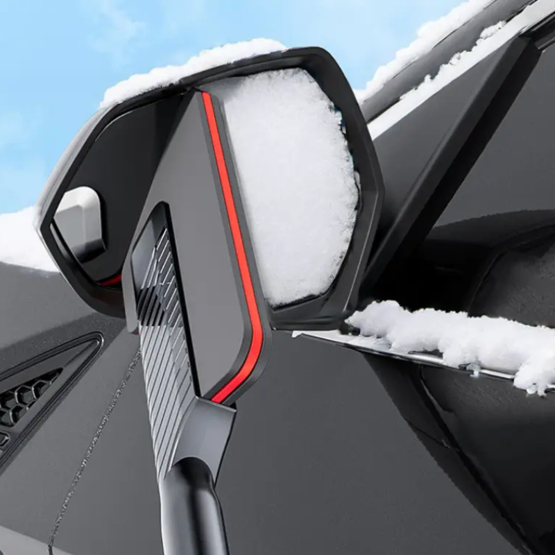 Telescopic Car Snow Shovel - Durable, Detachable & Easy for Winter Cleanup