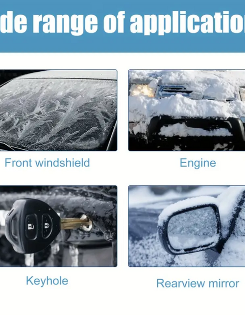 Load image into Gallery viewer, Deicer Spray - Fast Ice &amp; Snow Melting for Cars
