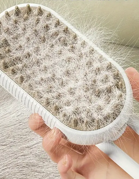 Pet Grooming No-Rinse Brush: Fluff Remover & Massage Comb-Zy Fulfill