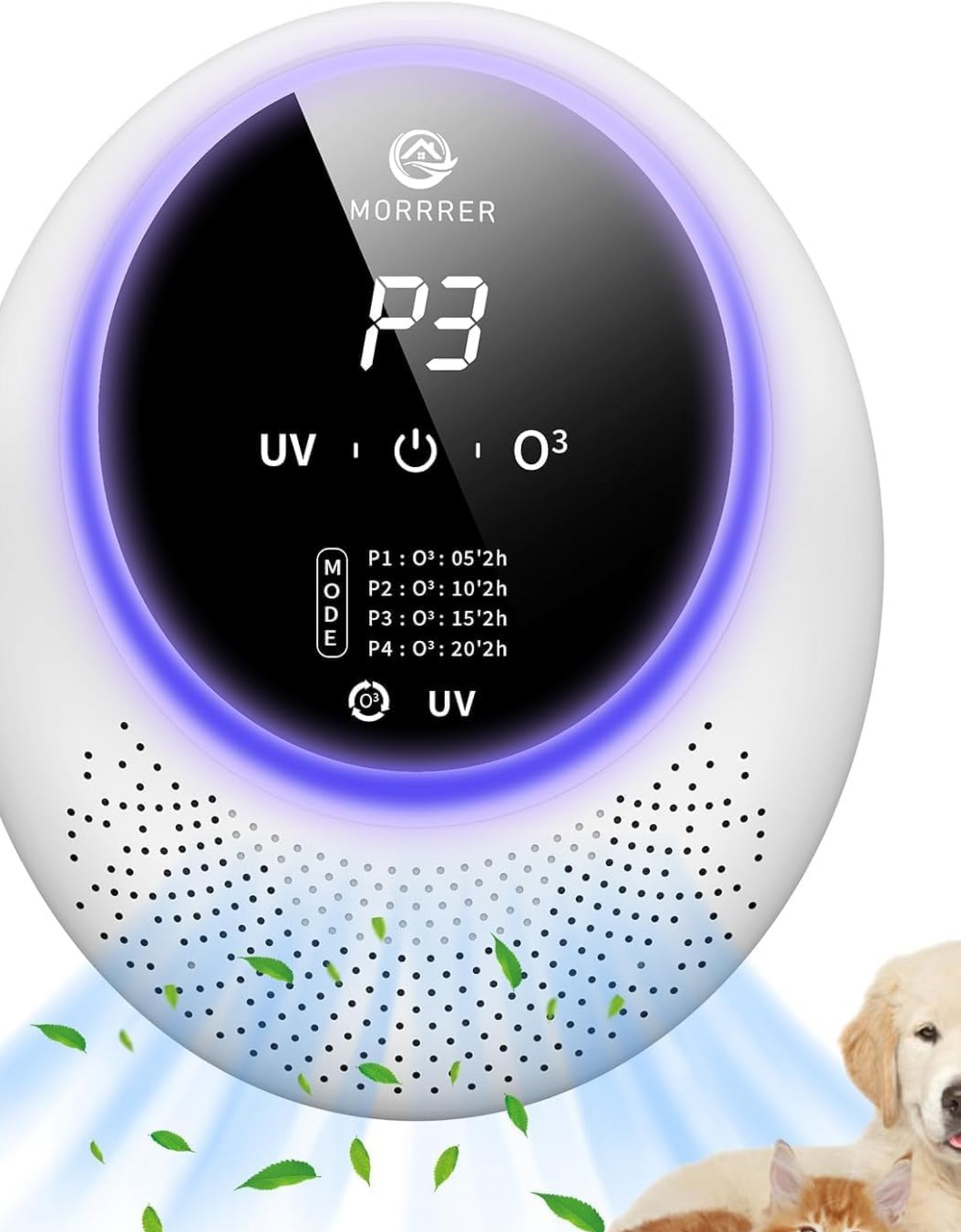 Portable Cat Litter Deodorizer with 10,000mAh Battery