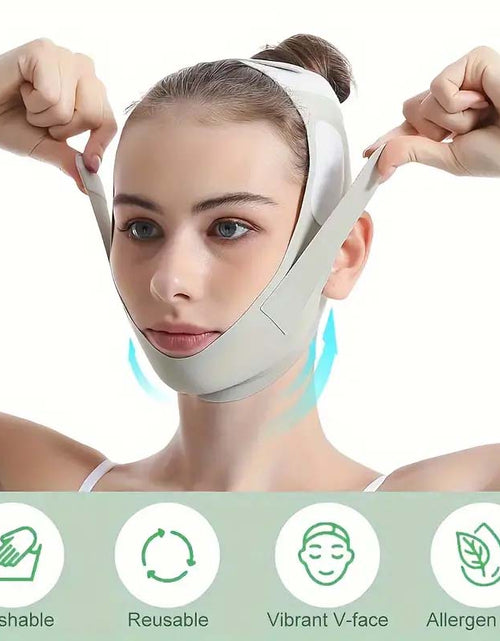 Load image into Gallery viewer, Summer V-Line Lifting Mask &amp; Chin Strap - Reusable
