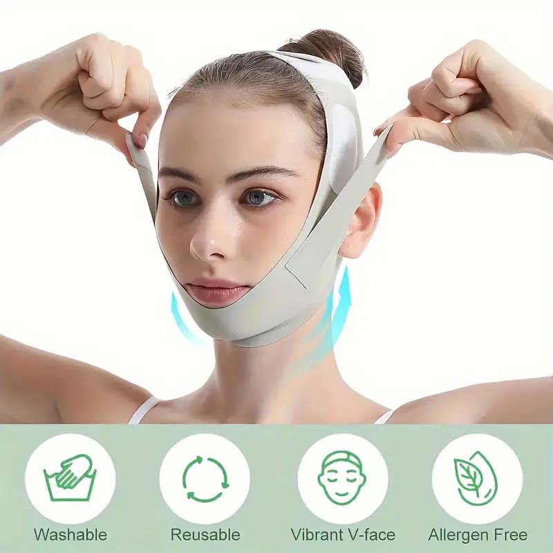 Summer V-Line Lifting Mask & Chin Strap - Reusable