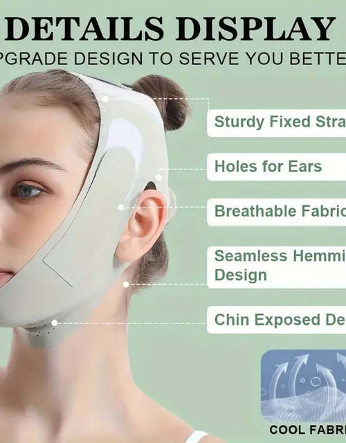 Load image into Gallery viewer, Summer V-Line Lifting Mask &amp; Chin Strap - Reusable
