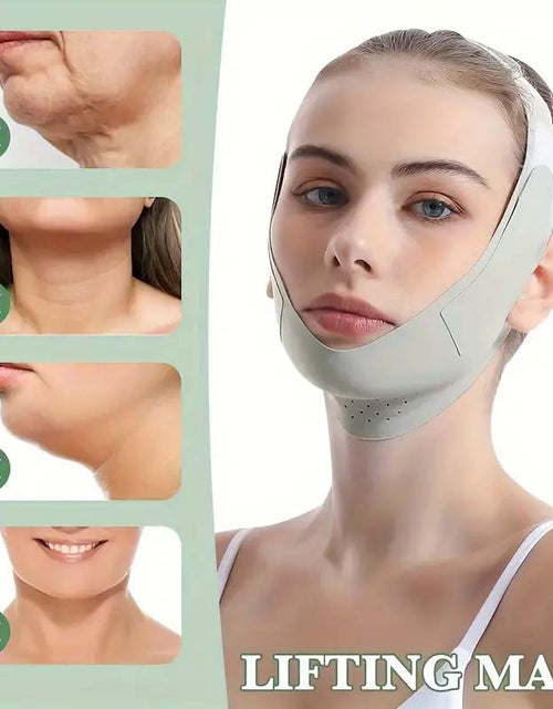 Load image into Gallery viewer, Summer V-Line Lifting Mask &amp; Chin Strap - Reusable
