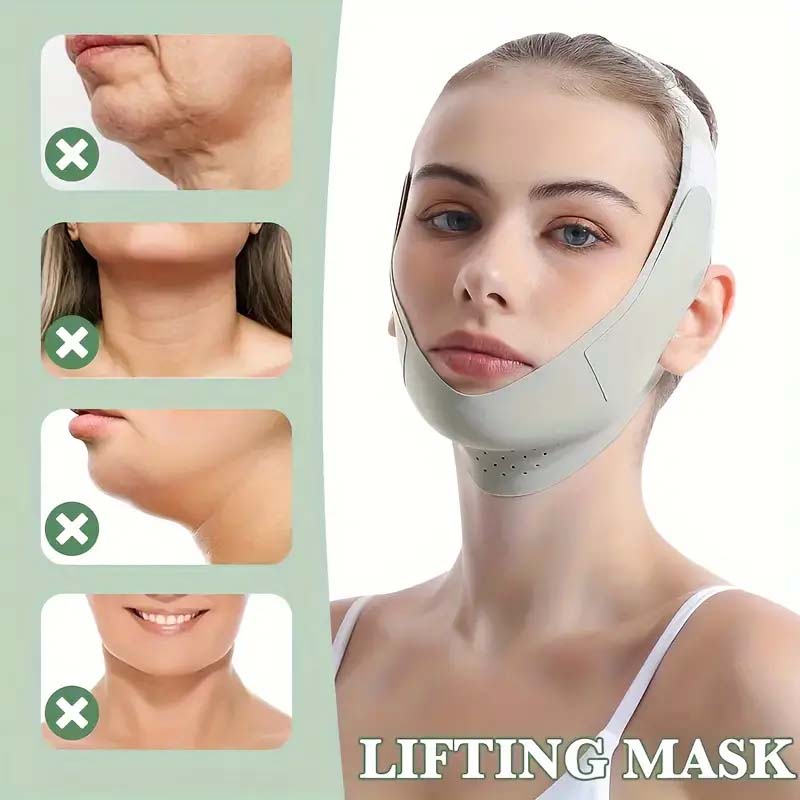 Summer V-Line Lifting Mask & Chin Strap - Reusable