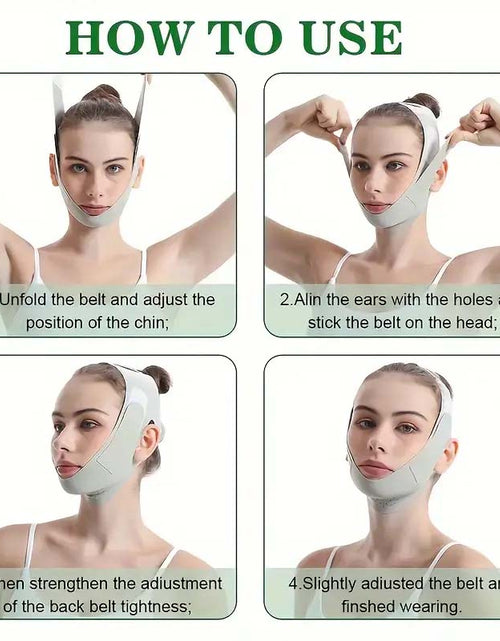 Load image into Gallery viewer, Summer V-Line Lifting Mask &amp; Chin Strap - Reusable
