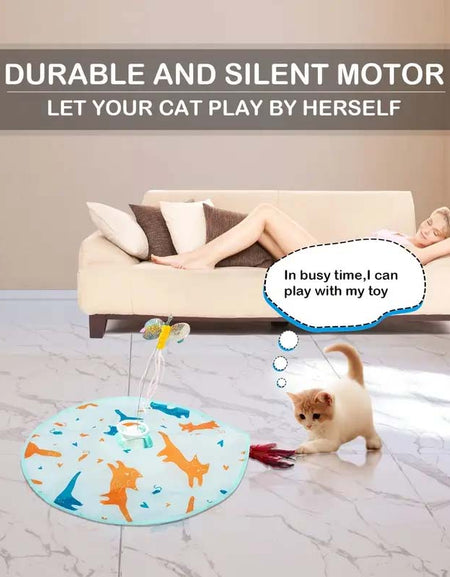 Valonii 2-in-1 Rechargeable Motion-Activated Cat Toy-Zy Fulfill