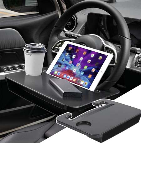 DriveSmart Steering Wheel Tray Table: Enhance Your On-the-Go Workspace