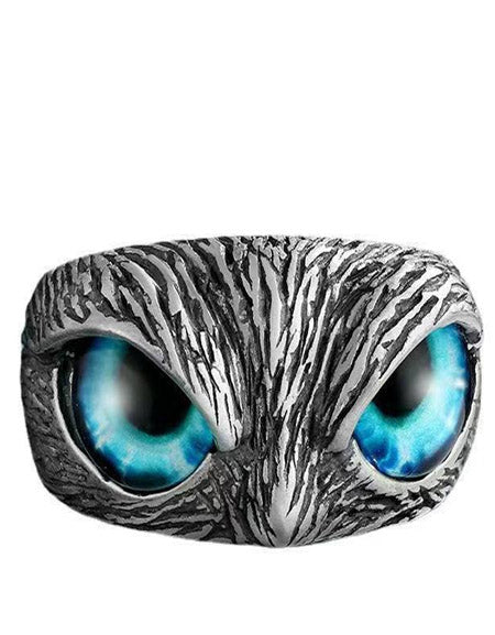 Load image into Gallery viewer, Wisdom&#39;s Emblem: Sterling Silver Owl Ring Zydropshipping
