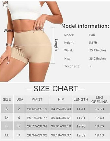 Culture Flossy Ice Silk Anti-Glare Seamless Women's Boxer Boyshorts-Zy Fulfill
