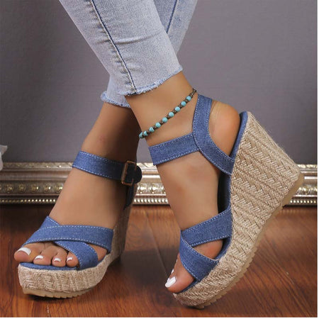 Women's shoes fashion retro summer high heels-Zy Fulfill