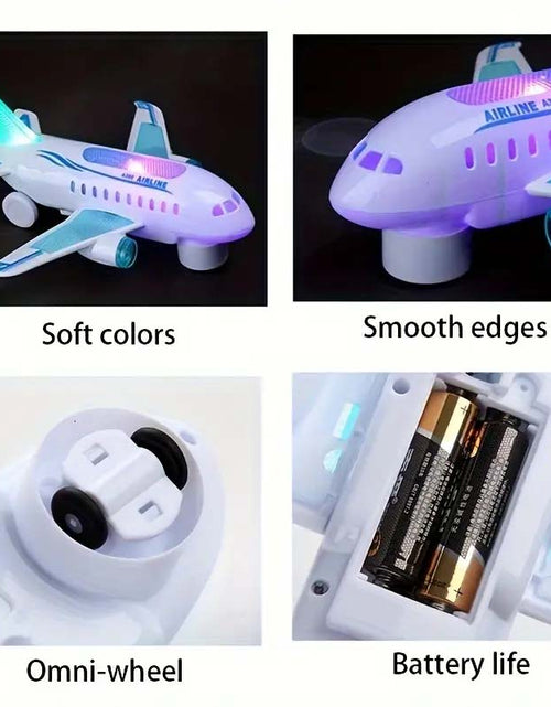 Load image into Gallery viewer, Kids&#39; Electric Airplane Toy with Lights &amp; Music – Ages 3-6
