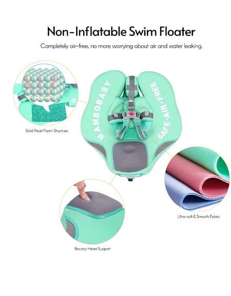 Adium Non-Baby Float: Innovative Infant Lying Swimming Ring for 0-3 Months Pool Swim Training
