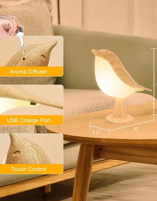 Load image into Gallery viewer, 16-Color Bird-Shaped Touch Lamp - Dimmable &amp; USB Rechargeable
