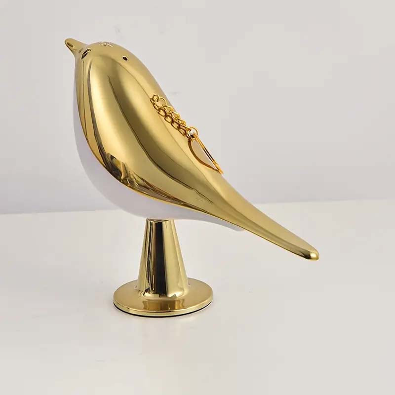 16-Color Bird-Shaped Touch Lamp - Dimmable & USB Rechargeable
