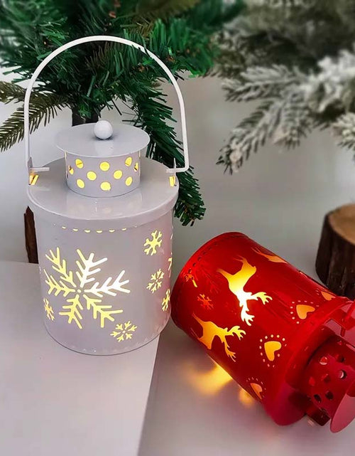 Load image into Gallery viewer, Nordic LED Christmas Candle Lanterns – Festive Holiday Decor
