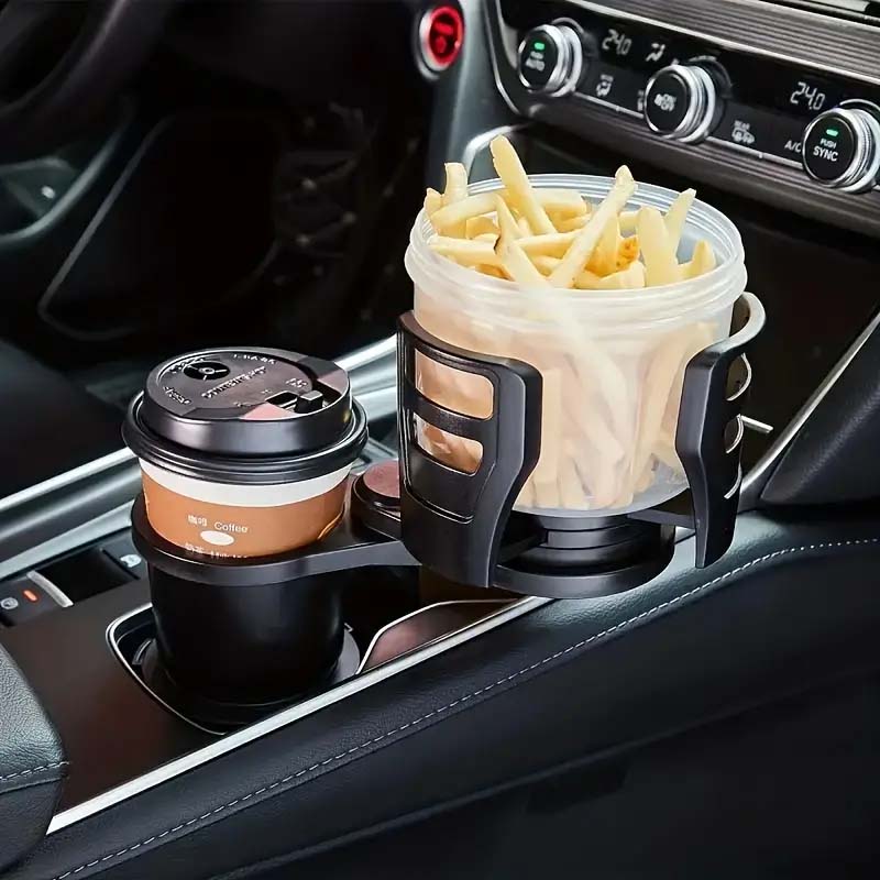 Multifunctional Dual Cup Holder for Cars