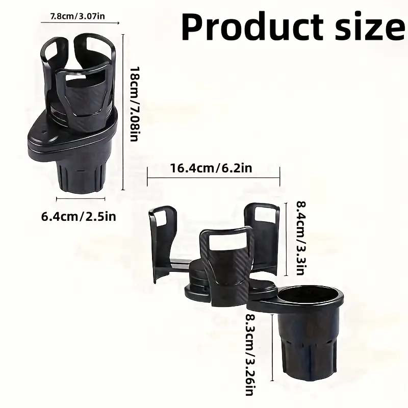 Multifunctional Dual Cup Holder for Cars