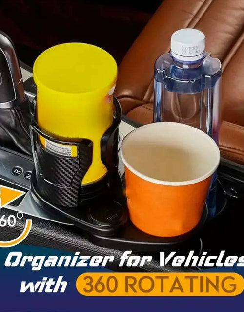 Load image into Gallery viewer, Adjustable Dual Car Cup Holder with Phone Holder &amp; Aromatherapy Organizer | Perfect Fit
