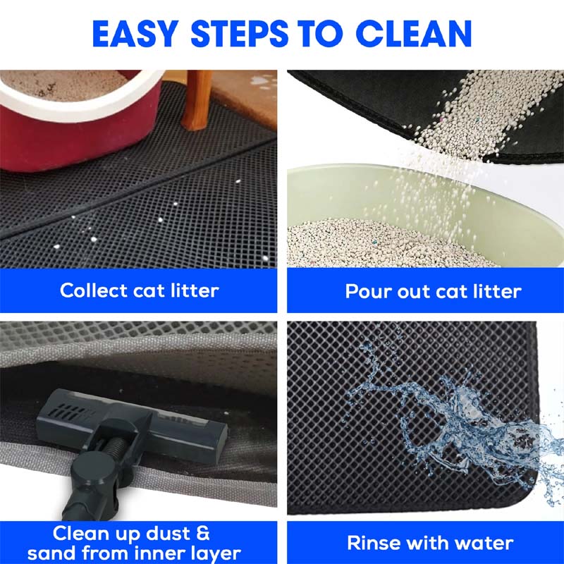 GOATYGOATY® Waterproof Double-Layer Cat Litter Mat