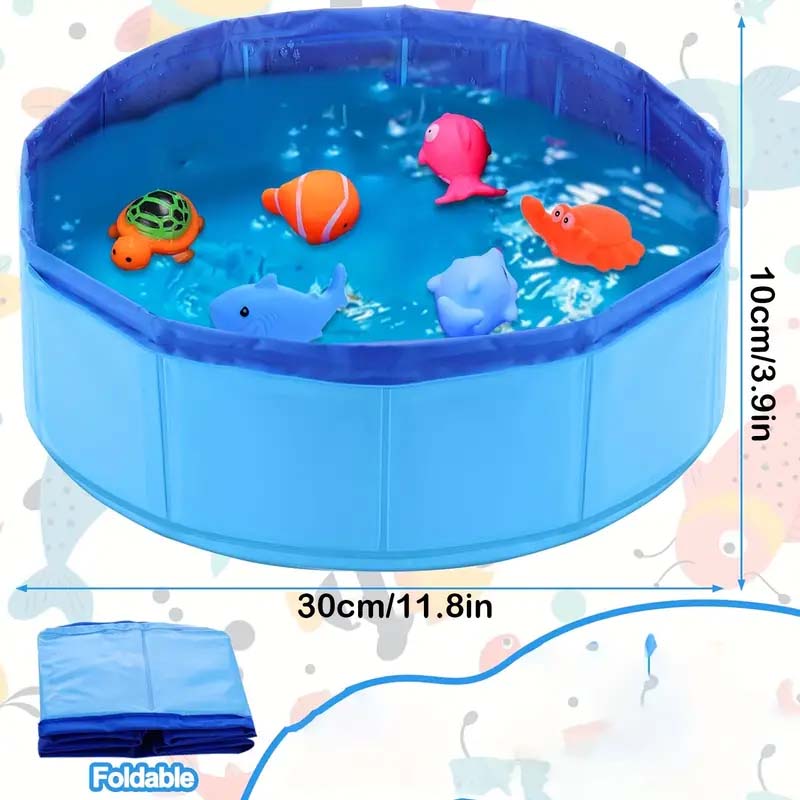 Interactive Cat Water Play Pool with Floating Toys