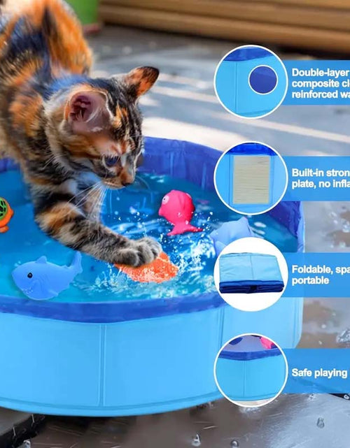 Load image into Gallery viewer, Interactive Cat Water Play Pool with Floating Toys
