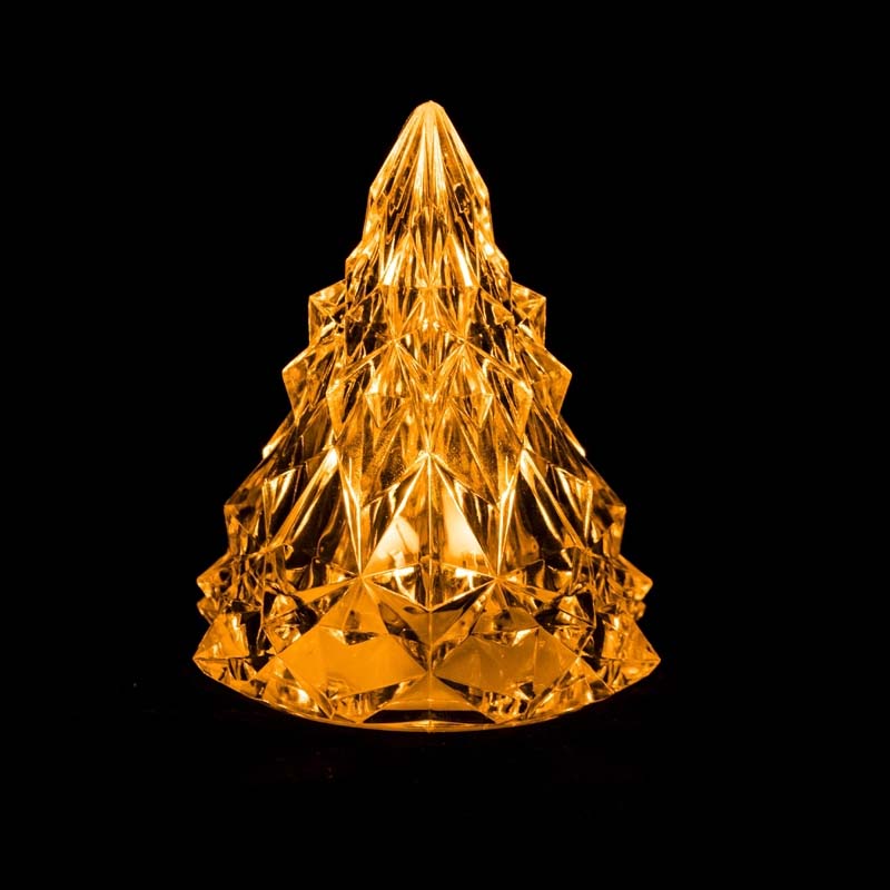Christmas Tree Iceberg Diamond Crystal Lights - Yellow