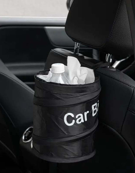 Collapsible Leak-Proof Car Trash Can – Black Waste Bin & Cooler Bag-Zy Fulfill