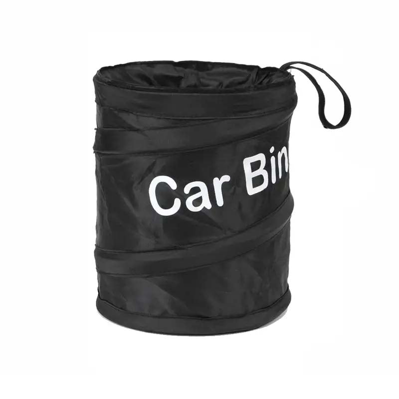 Collapsible Leak-Proof Car Trash Can – Black Waste Bin & Cooler Bag