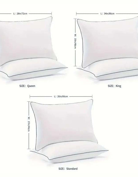 Luxury Cooling Bed Pillow - Hotel Quality, 3D Microfiber, Breathable Cover-Zy Fulfill