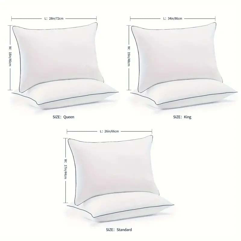 Luxury Cooling Bed Pillow - Hotel Quality, 3D Microfiber, Breathable Cover-Zy Fulfill