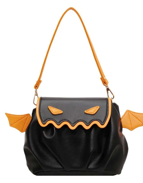 Load image into Gallery viewer, Halloween Pumpkin Crossbody Bag | Cute Cartoon with Wings
