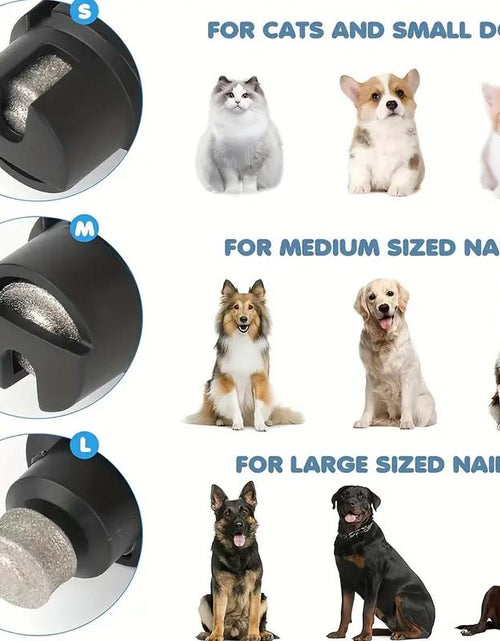 Load image into Gallery viewer, Quiet LED Dog Nail Grinder - Rechargeable &amp; Painless Pet Trimmer

