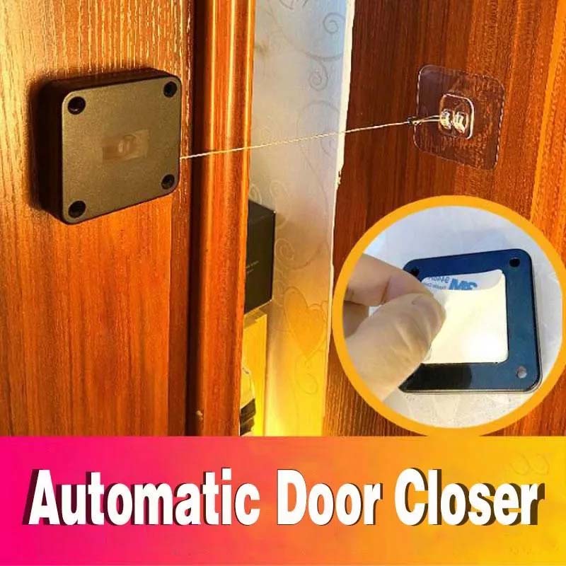 Automatic Punch-Free Soft Close Door Closer for Sliding & Glass Doors (500g-1000g) – Smooth, Secure Closure