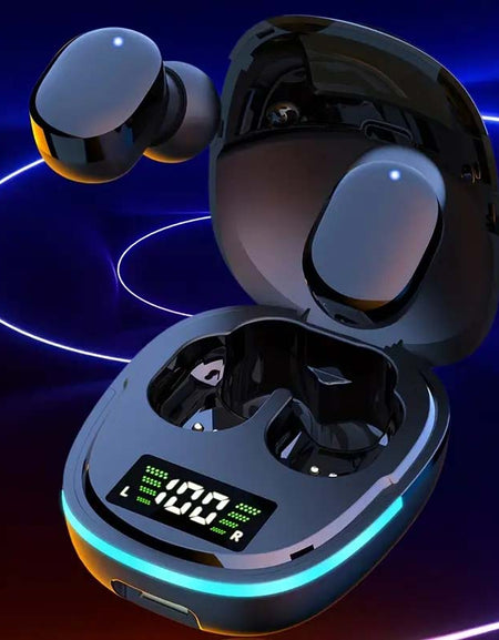 2024 Wireless Earbuds - Touch Control, LED Display, Sweat-Resistant for Music & Gaming-Zy Fulfill