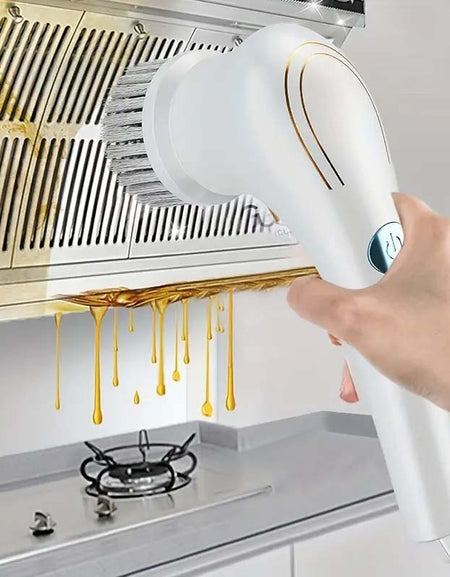 Cordless Electric Scrubber Set - 5 Brush Heads for Multi-Surface Cleaning-Zy Fulfill