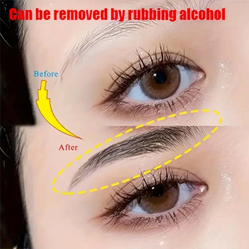 8 Varieties Waterproof 3D Eyebrow Stickers - Eco-Friendly & Skin-Safe | Long-Lasting Brow Style