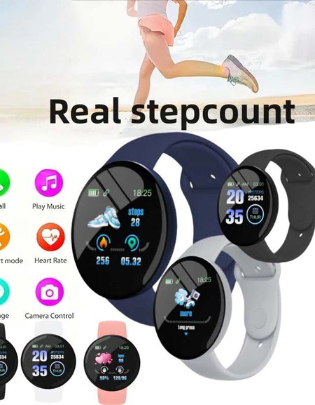 D18 Smart Watch: Bluetooth, Music, Fitness, Sleep Monitor - Men & Women-Zy Fulfill