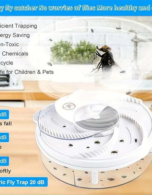 Load image into Gallery viewer, USB Electric Fly Trap – Indoor Insect Catcher
